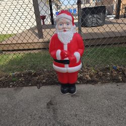 Vintage Santa Blow Mold