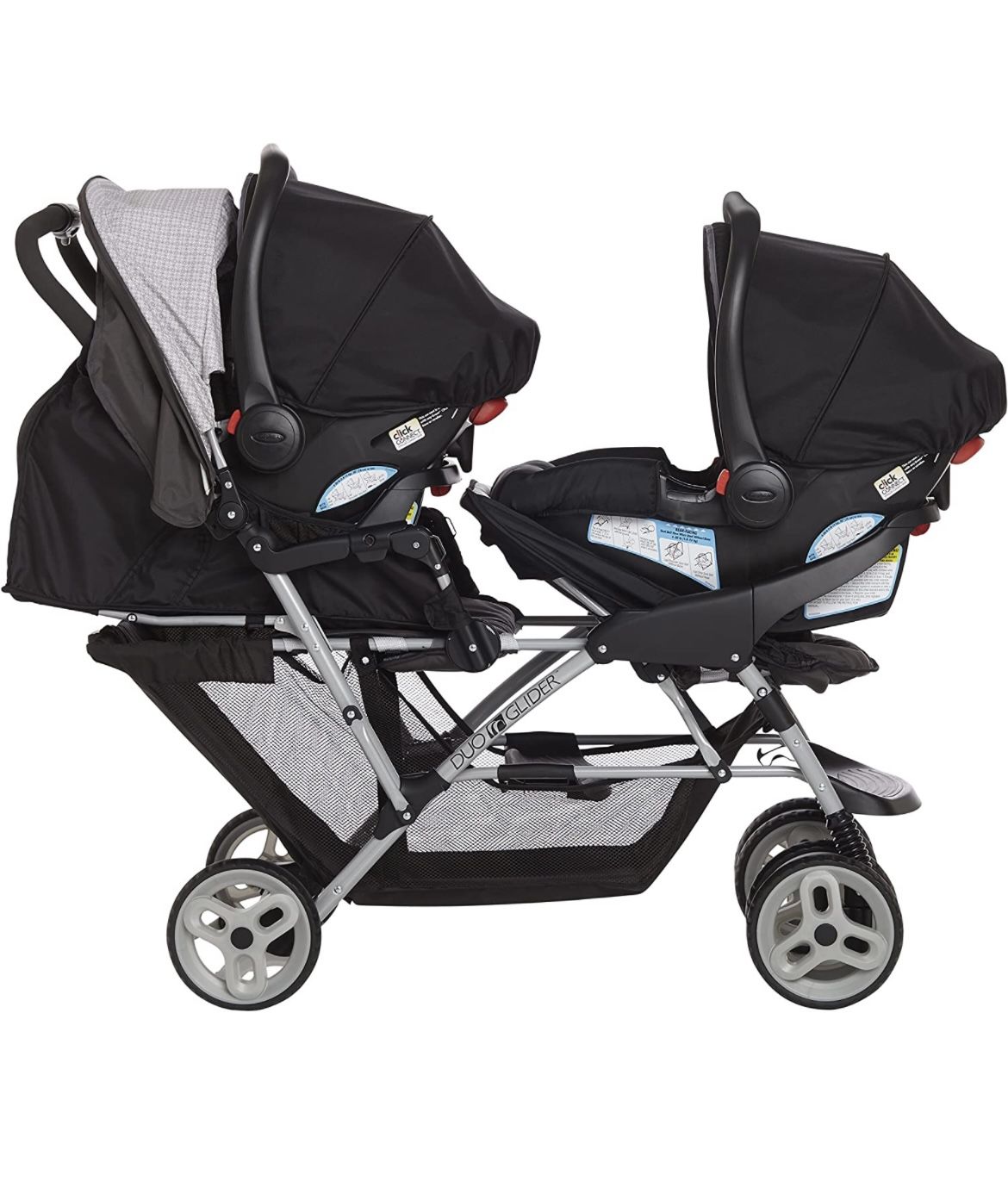 Graco DuoGlider Double Stroller | Lightweight Double Stroller with Tandem Seating
