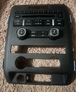 12 13 14 Ford F-150 CD Radio Faceplate Button Control Panel CL3T-18A802-HA