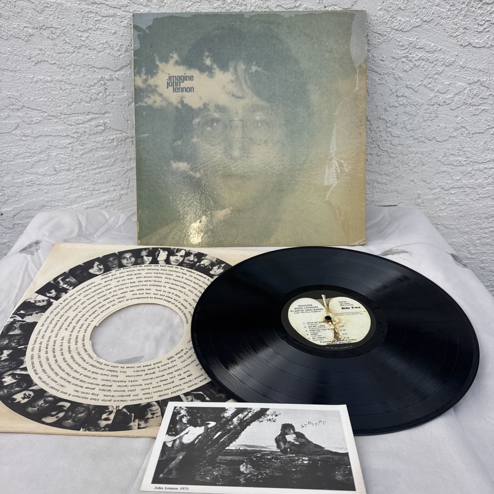 Imagine John Lennon 1971 – US Vinyl, LP, Album, Apple Records – SW 3379 Postcard