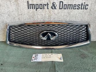 1brokenclip 2014 - 2013 - 2017 INFINITI q50 FRONT GRILLE OEM AY73755 emblem included