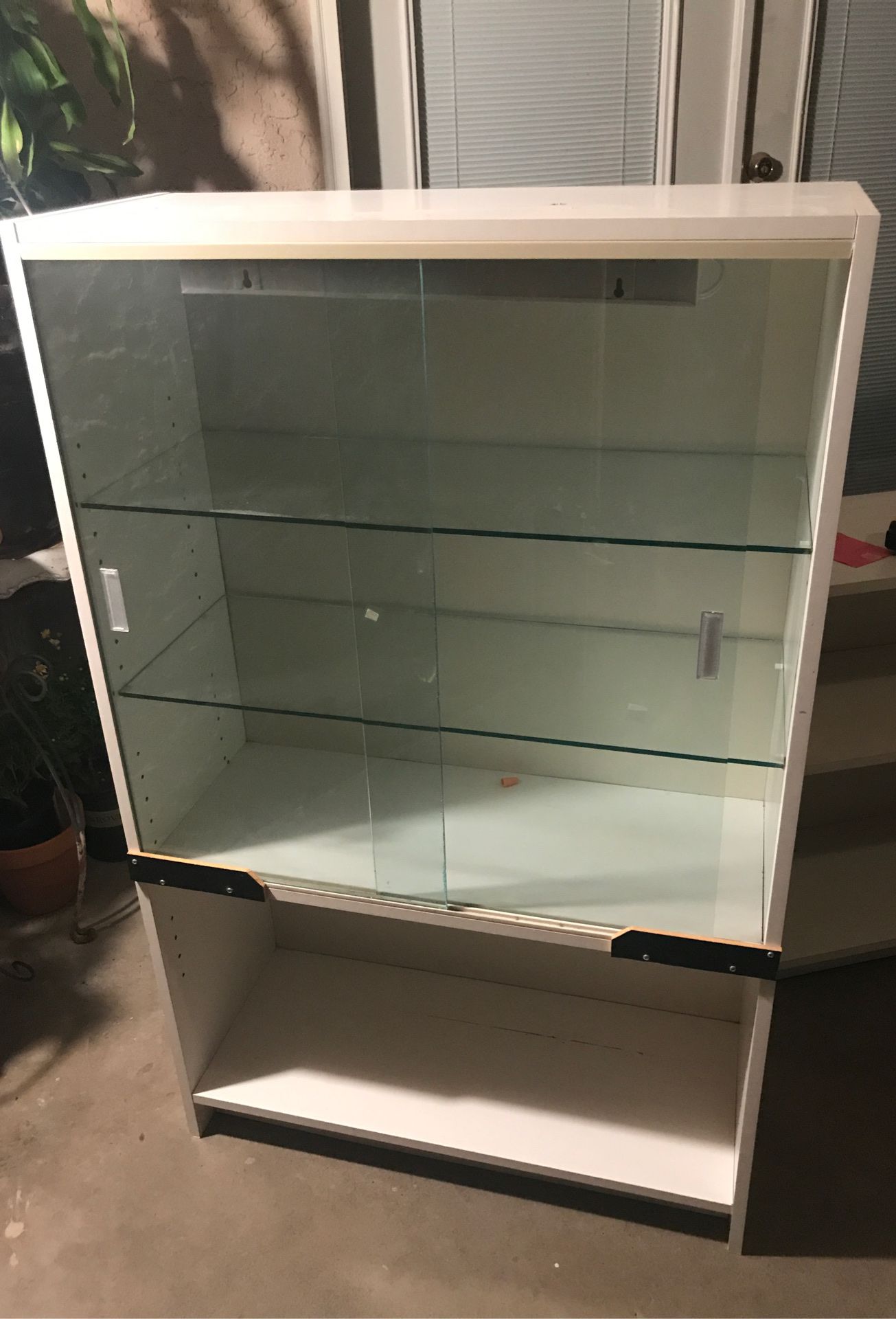 Shelves , Glass Display Case