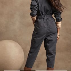 New Denim Cargo Jumpsuit From Banana Republic 
