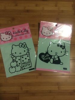 Hello kitty car decal