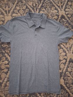 True classic Heather blue polo size medium