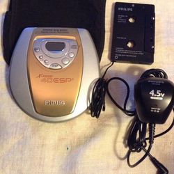 Phillips Car CD Player w/cassette adapter