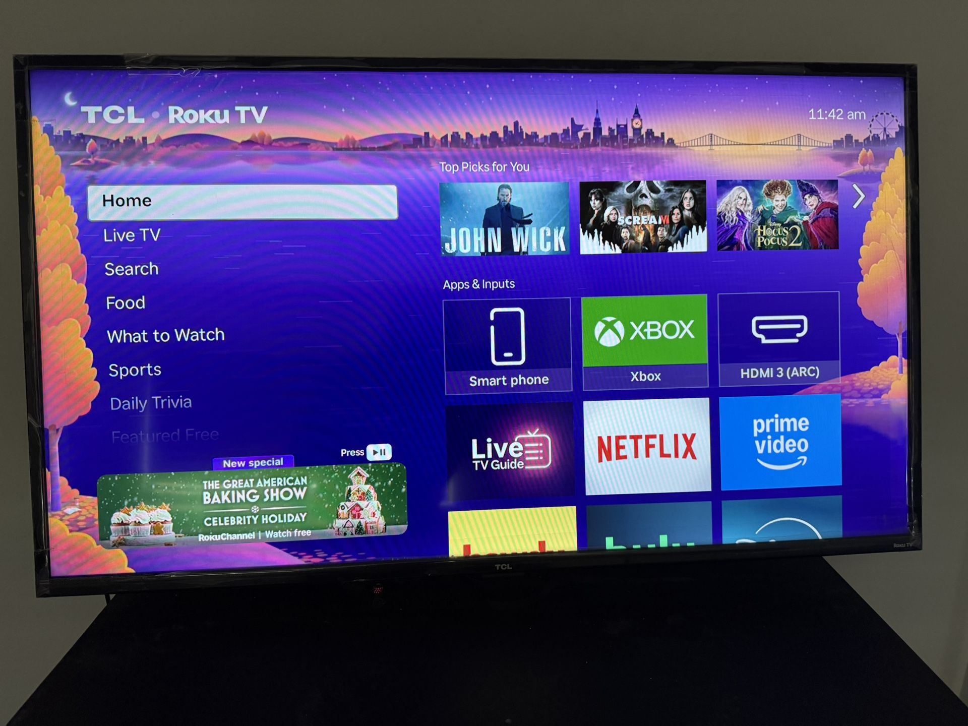 TCL 40 LED SMART ROKU TV 