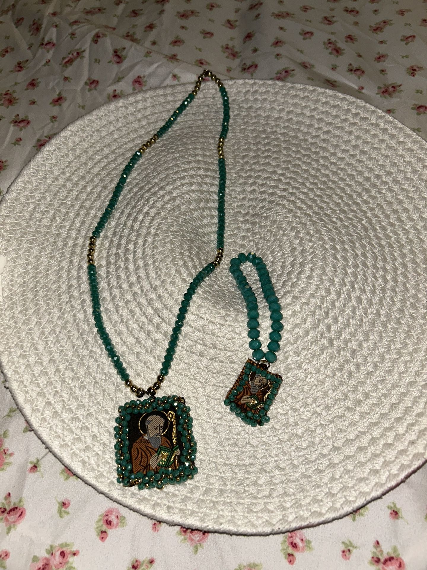 St. Benedict Necklace & Charm Set