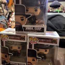 Tombstone funko pops
Virgil Earp 853
Wyatt Earp 851
Morgan Earp 854