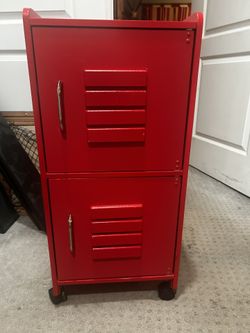 Red Locker For Kids Room