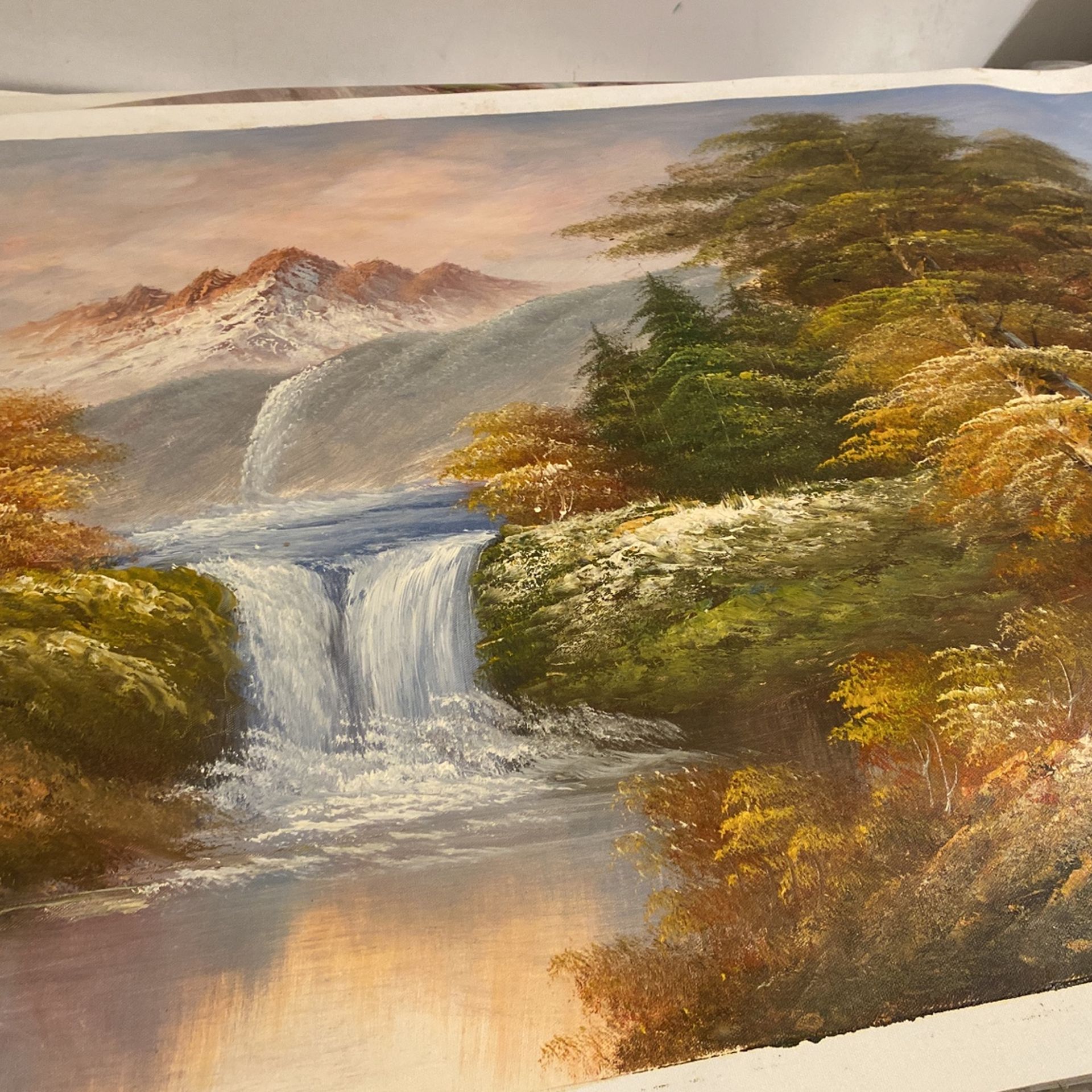 15 Assorted Landscape Paintings On Canvas