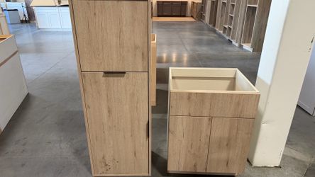 24" vanity cabinet set