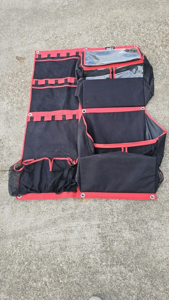Rawlings Ultimate Sports Organizer Garage Storage Balls Glove 34x 48 50lb