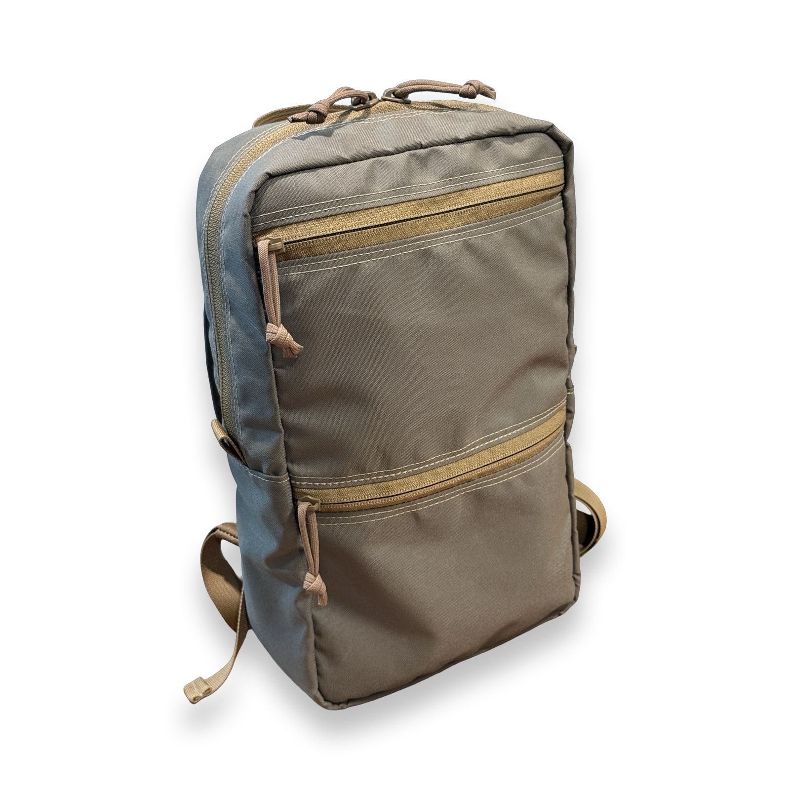 USA Made Mini Day Pack, 500D Cordura Nylon, Ranger Green with Coyote Brown