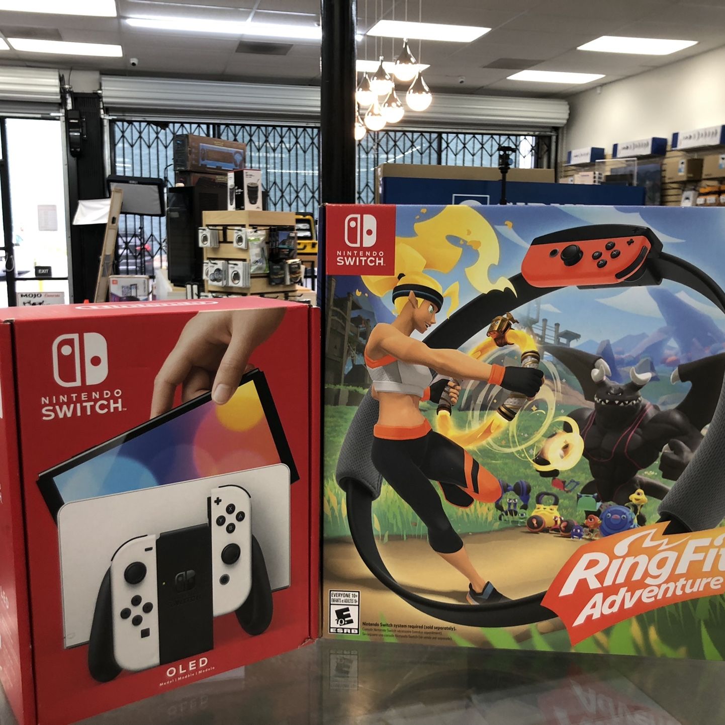 Nintendo Switch OLED + RingFit Adventure Combo. $50 To Finance It