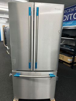 Kitchenaid 3 Door Refrigerator Stainless Steel
