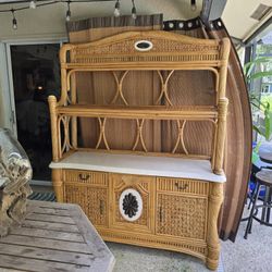 Shelving Bamboo Unit. 