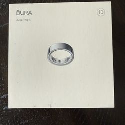 Oura Ring 4 Smart Ring Size 10-4th Gen Silver - 