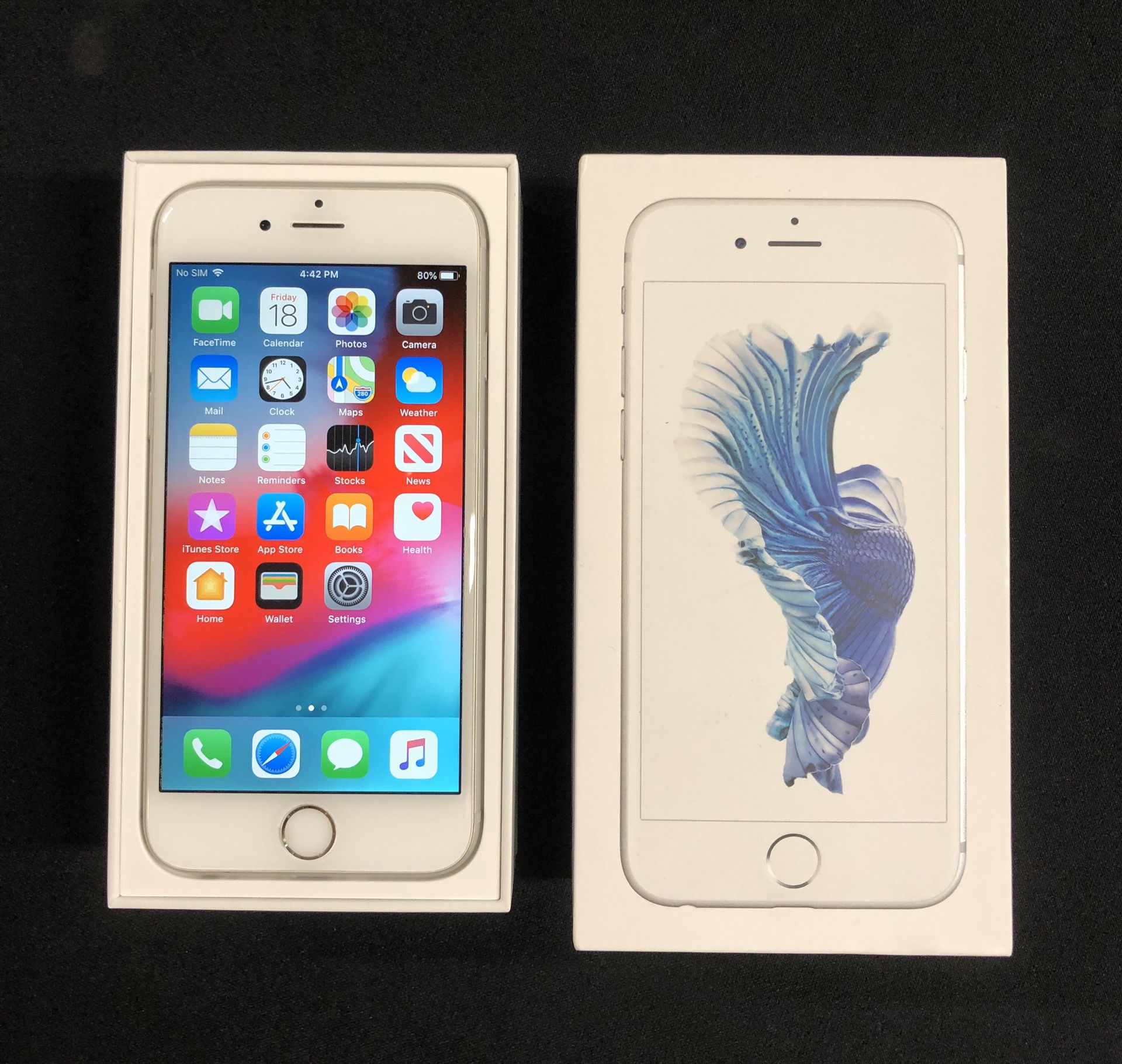 iPhone 6S silver 64Gb factory unlocked