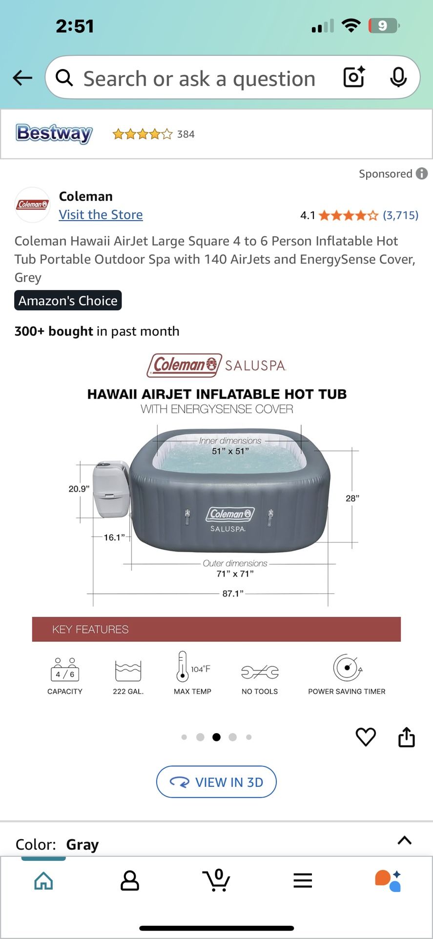 Coleman Sula Spa 