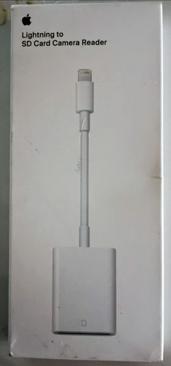 Apple lightning to sd card camera reader