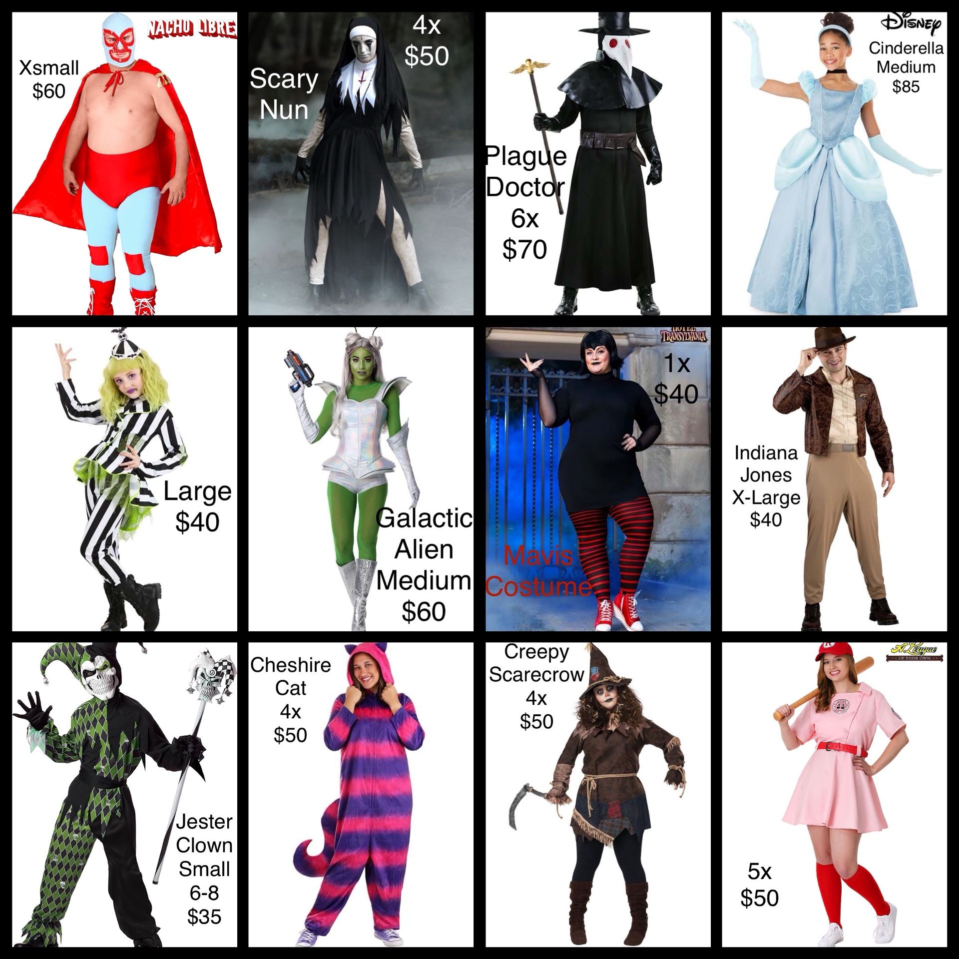 Halloween Costumes For Sale 