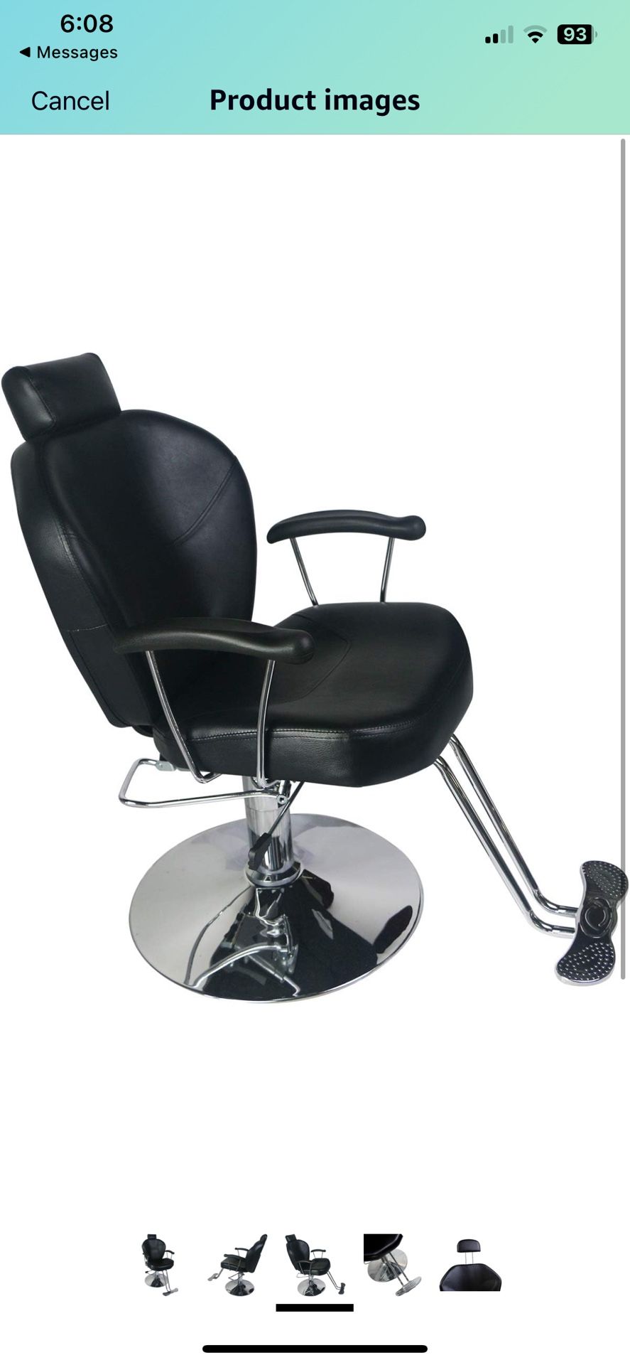 Barber Chair (New In Box)(Pick Up Only)