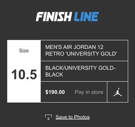 Reservation. For Jordan 12