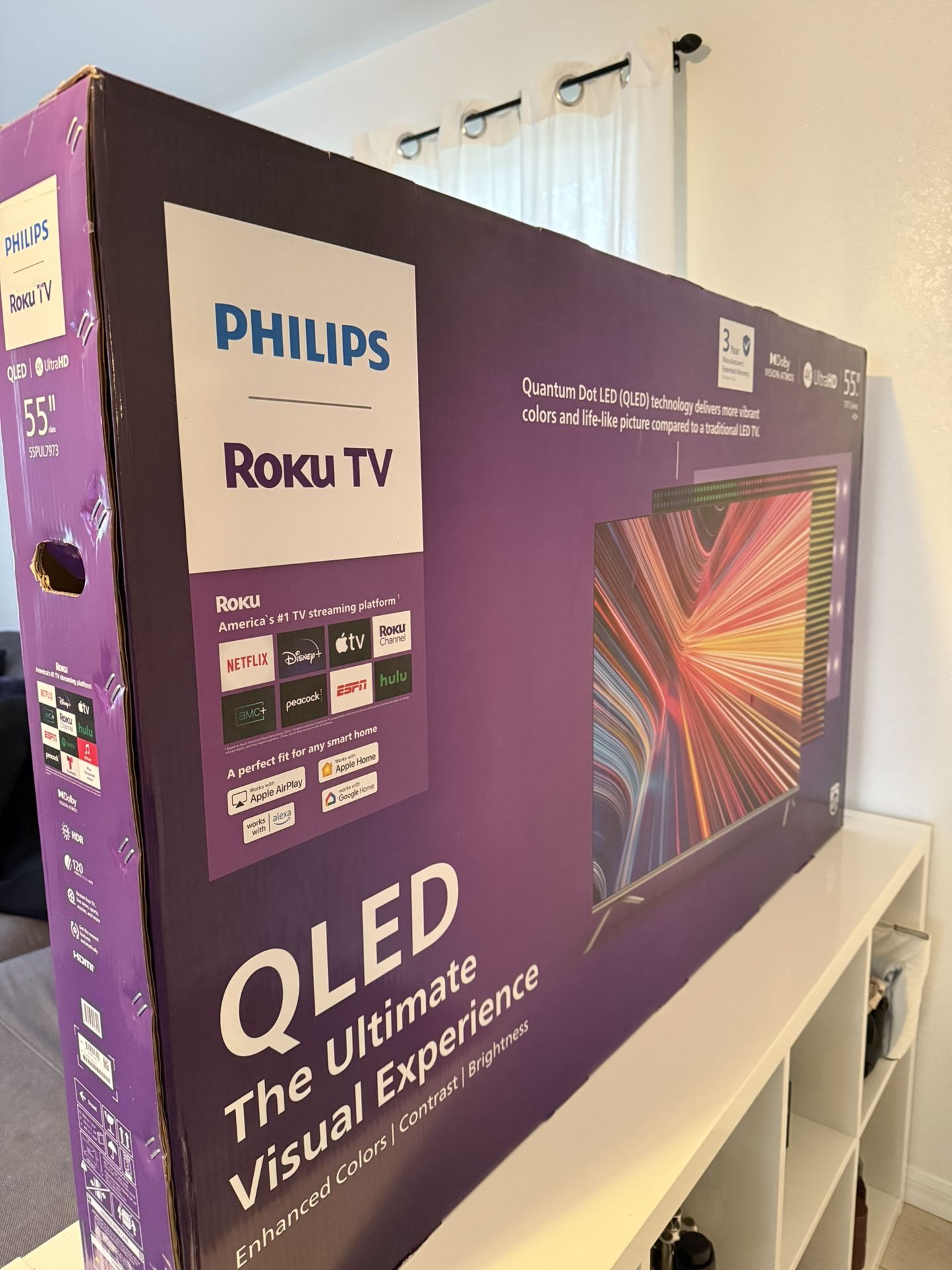 TV Qled 4K  UHD Phillips  7973 séries 