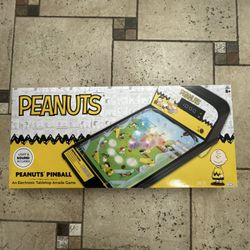 NWT Limited Edition Peanuts electronic Tabletop Arcade Pinball Game