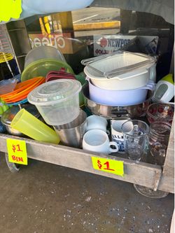 $1 Clearance Bin - Kitchenware, Cookware, Mugs & Housewares
