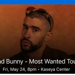 4 Tickets To Bad Bunny Concert Is Available 
