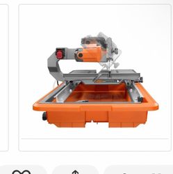 -9 Amp 7 in. Blade Corded Wet Tile Saw with Stand