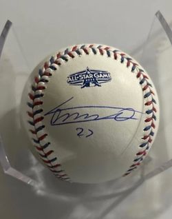 Vladimir Guerrero Jr signed baseball