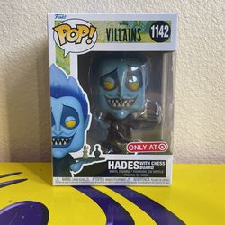 Funko Pop Disney Villains Hades With Chess Board Mint Target Exclusive 