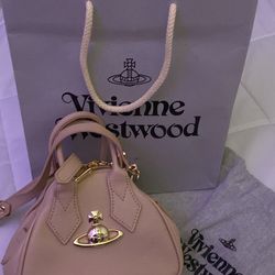 Vivienne Westwood Yasmine Mini Bag Peach/ Pink