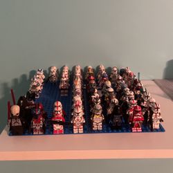 Custom And Official Lego Star Wars Minifigures Lot