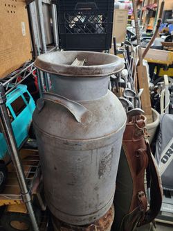 Antique milk crate