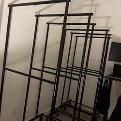 Rolling Clothes Racks - 7
