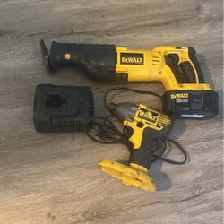 DeWalt Drill And Reciprocating Saw 