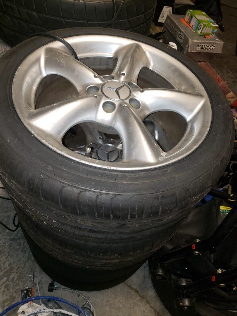 Rims and tires for C230 C320 Benz