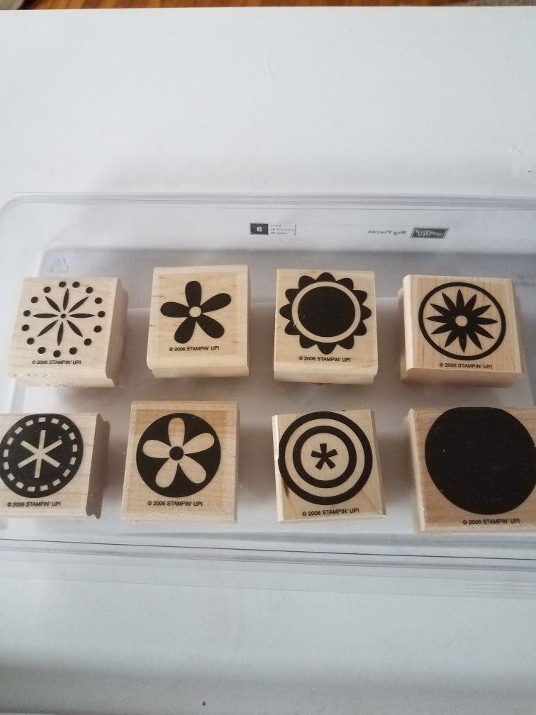 Big pieces rubber stamp set stampin Up
