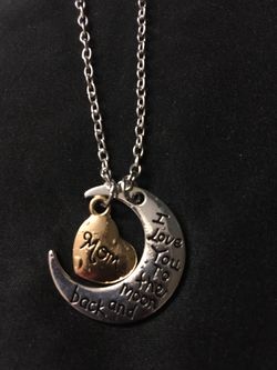 Fashion Love U 2 🌙 & Back Mom Long Neckllace