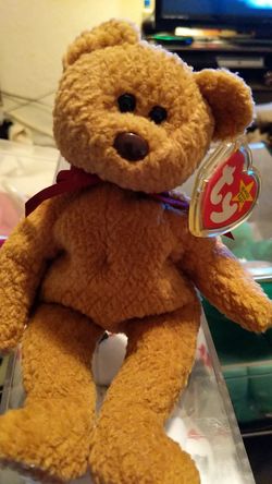 Curly Beanie baby