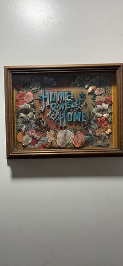 Vintage home sweet home picture