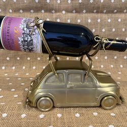 Anthropologie Bronze Car Wine Holder