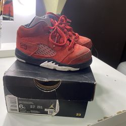 Nike Jordan Retro 5 Varsity Red 6c  Toddler
