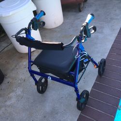 hugo rollator rolling walker with seat drive medical