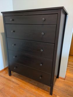 Tall IKEA dresser, roomy and smooth drawers