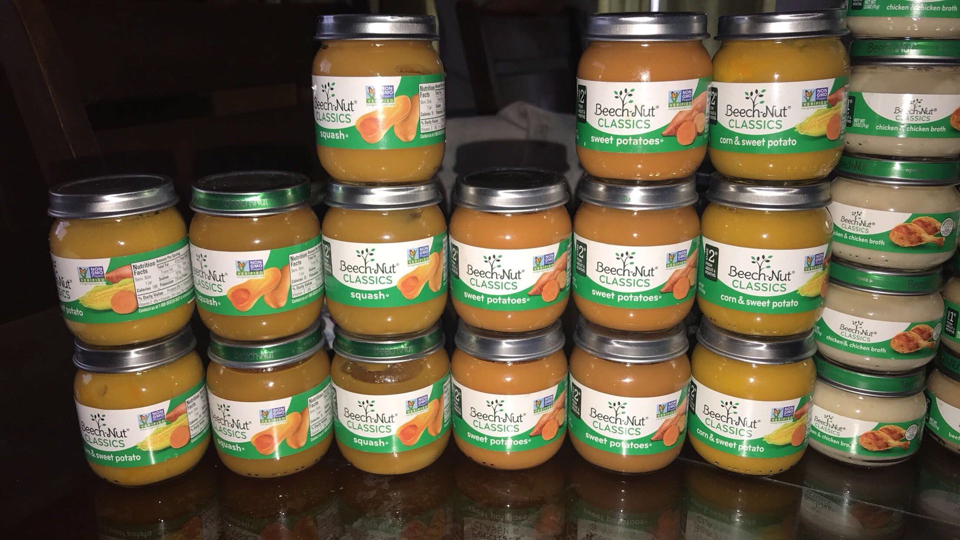 Beechnut , gerber baby food